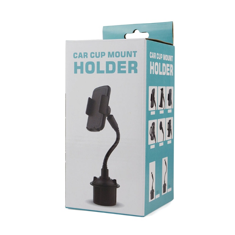 Cre Stand Holder Hp / GPS Universal Leher Angsa Fleksibel Rotasi 360 ° Untuk Mobil