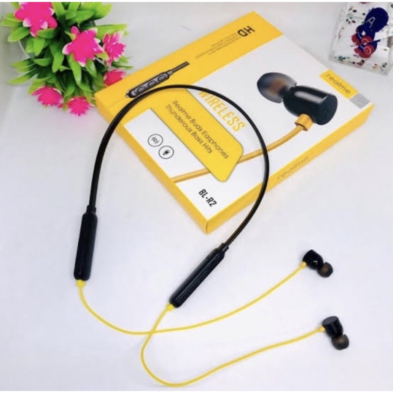 EARPHONE - HEADSET - HANDSFREE BLUETOOTH REALME BUDS BL-R2 LEVEL U SPORT SUPER BASS