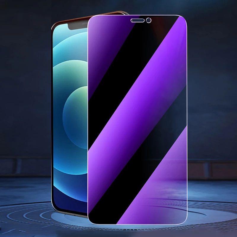 2in1 TEMPERED GLASS ANTI BLUE LIGHT IPHONE 12 MINI - TG ANTI GORES RADIASI APPLE 12MINI FULL SCREEN