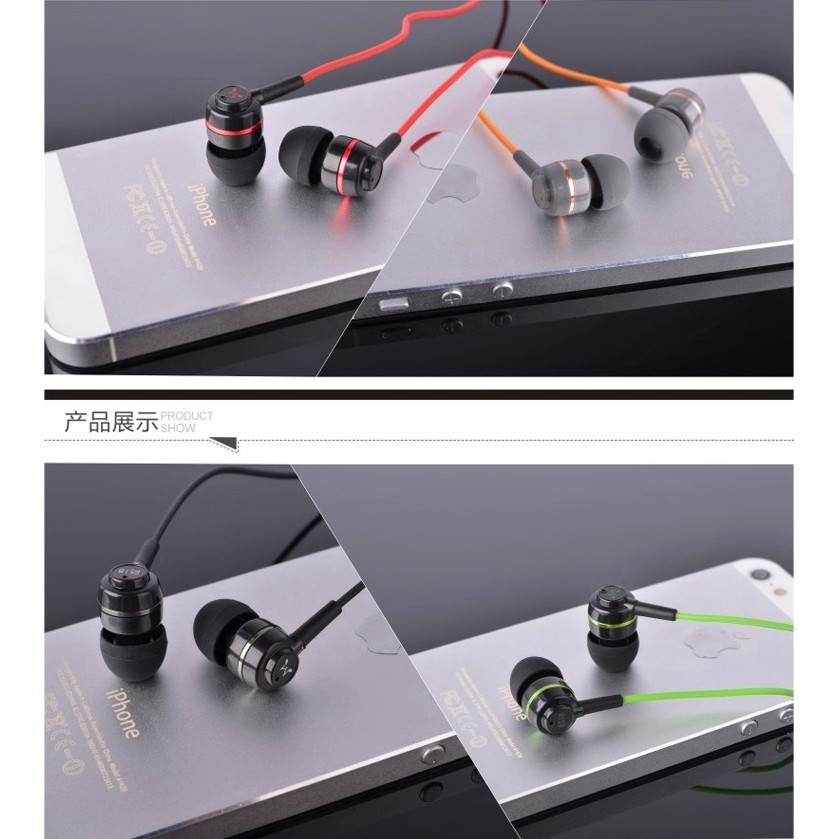 Grab Medan Earphones In-ear SoundMAGIC Sound Isolating Powerful Bass with Mic - ES18S - Black/R