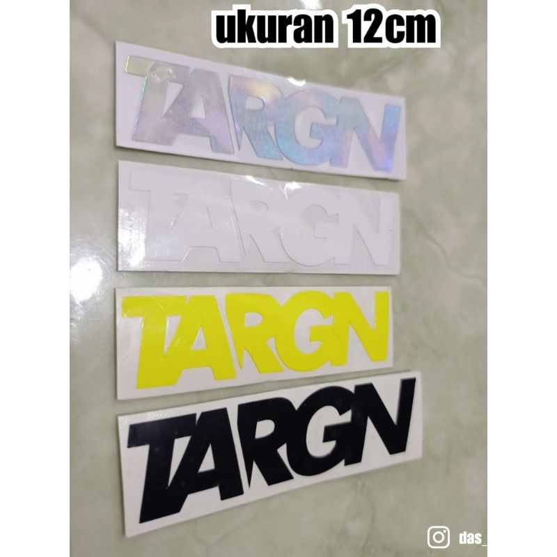 sticker cutting TARGAN12CM