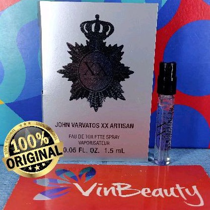 Vial Parfum OriginaL John Varvatos XX Artisan EDT 1.5 ml For Men Murah