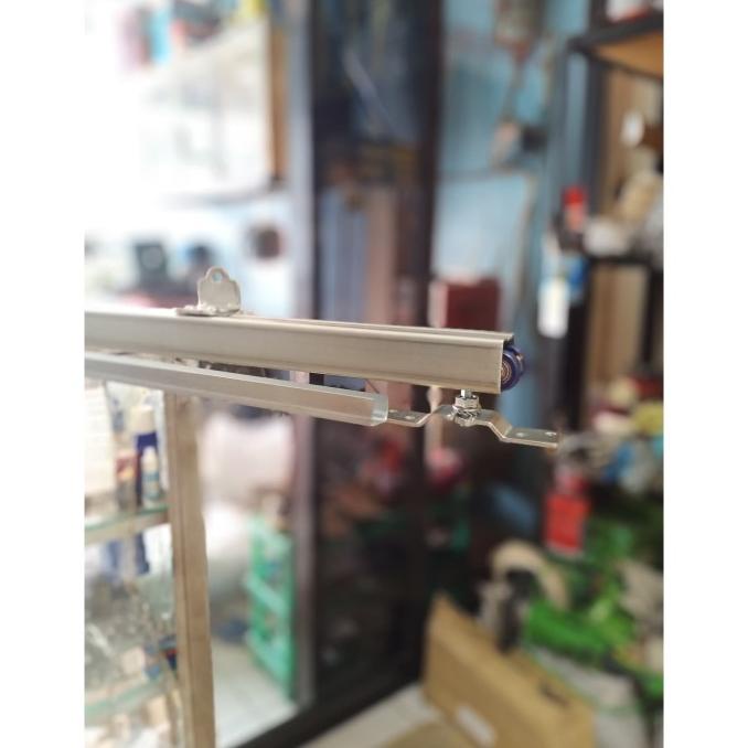 Jual Rell Pintu Sliding / Rell Pintu Geser J4/A4 Panjang 210Cm | Shopee ...