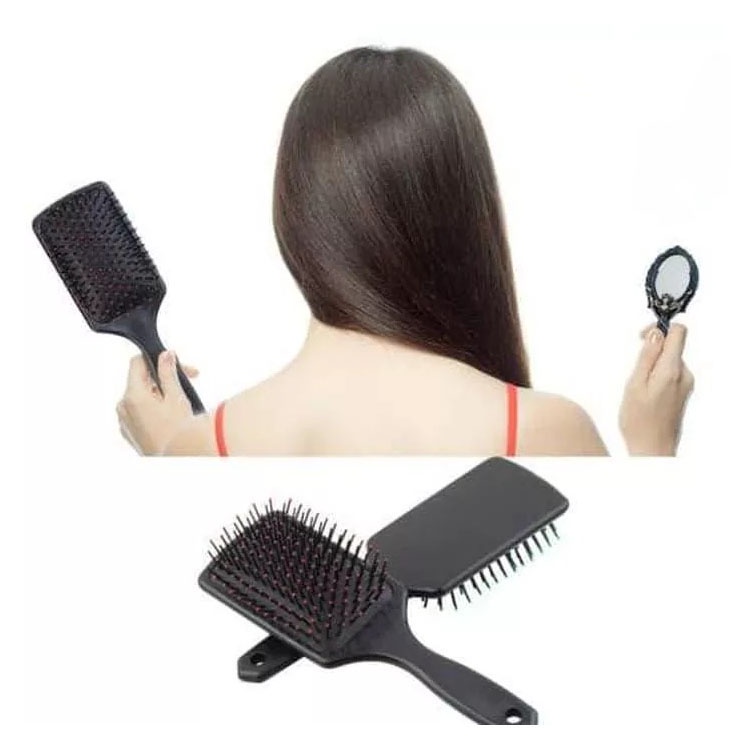 Sisir Anti Rontok Kesehatan Rambut /Scalp Comb Sisir Jumbo Sisir kesehatan/ Sisir Blow Anti Rontok Hitam