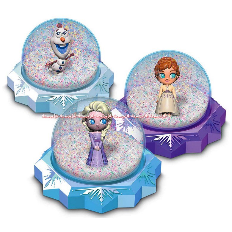 Crazart Crazsnow Disney Frozen II Make Your Own Glitter Snow Globes Gobe