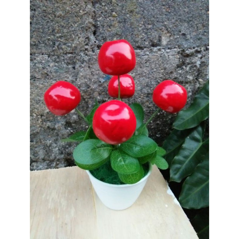 Buah jeruk artificial/ strowberry artificial / mangga artificial / apel artificial