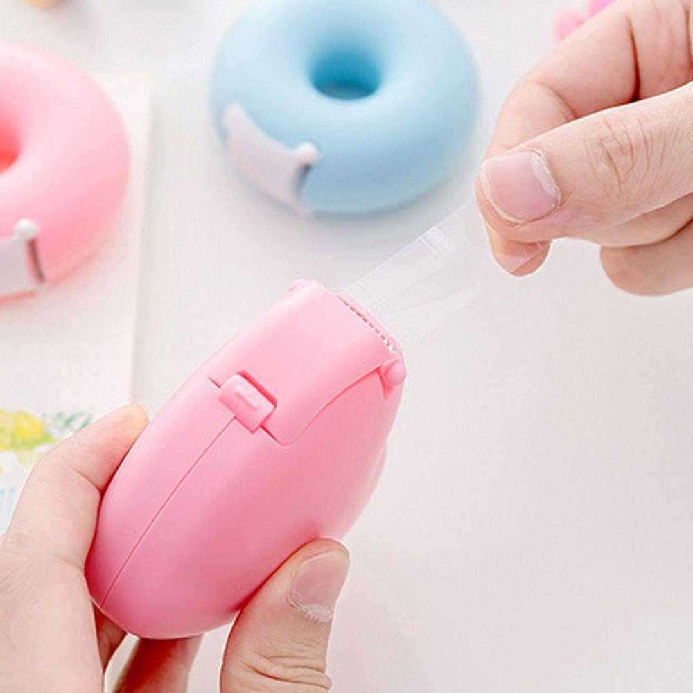 Agustinina Tape Holder Perekat Wanita Plastik Love Heart Candy Color Easy Tear Eyelash Extension Tape Cutter