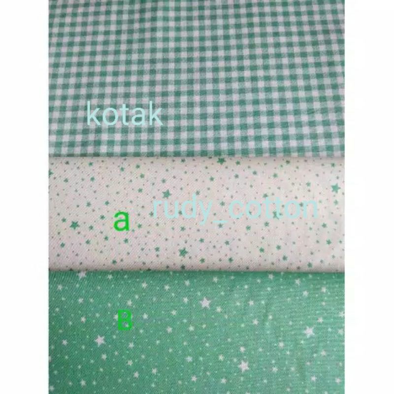 new kain katun jepang design by tokai senko kk hijau