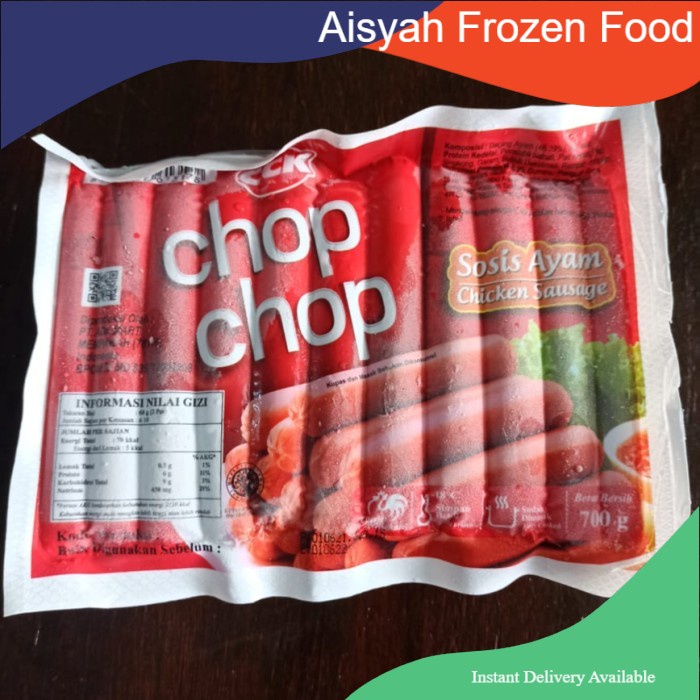 

Chop Chop Sosis Ayam Chicken Sausage 700gr