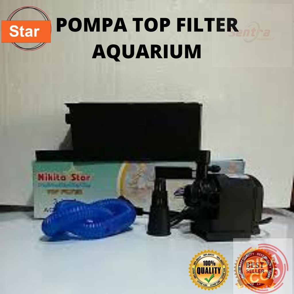 (BISA COD) Nikita Star Top Filter Aquarium 3 in 1 NS 333 NS333 NS-333
