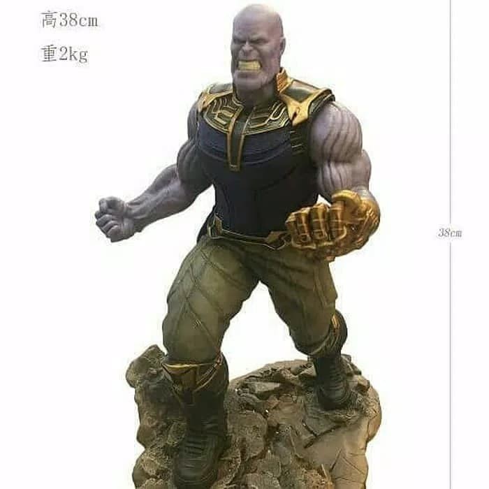 ITN - Marvel Avengers infinity wars THANOS statue