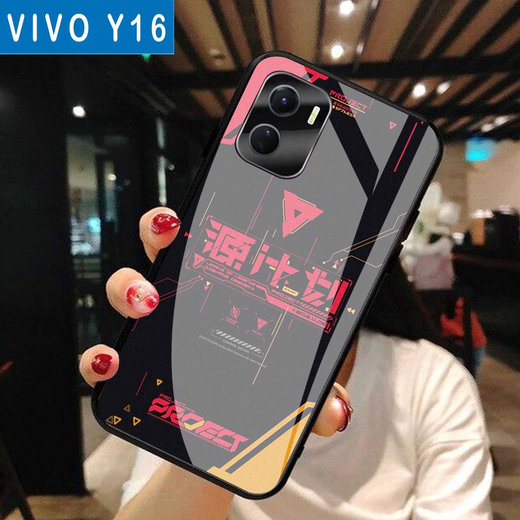 (S118) SoftCase Glass VIVO Y16 - casing Terbaru handphone - VIVO Y16  - pelindung handphone - VIVO Y16
