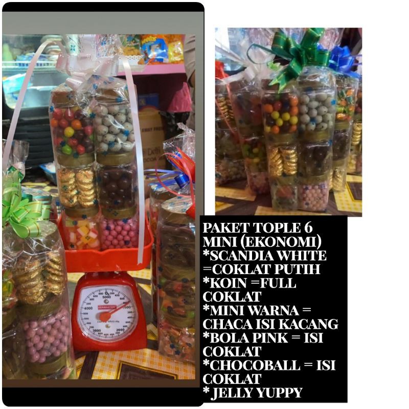 

Parsel coklat 6 susun