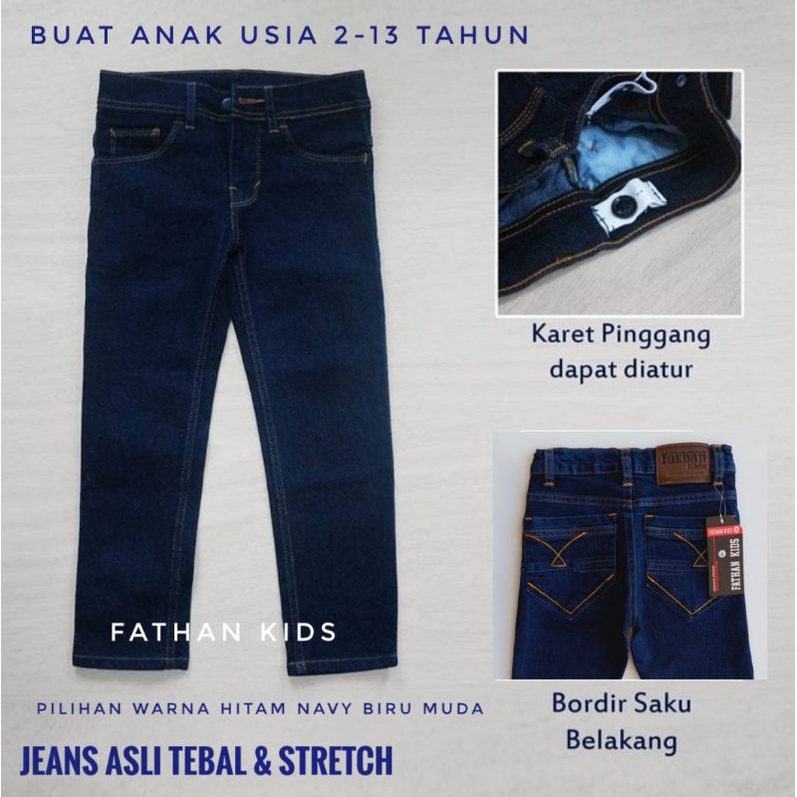 Celana Jeans Panjang Wos Terbaru Anak Cowok 4 -12 Tahun Celana Anak Laki Laki Terlaris