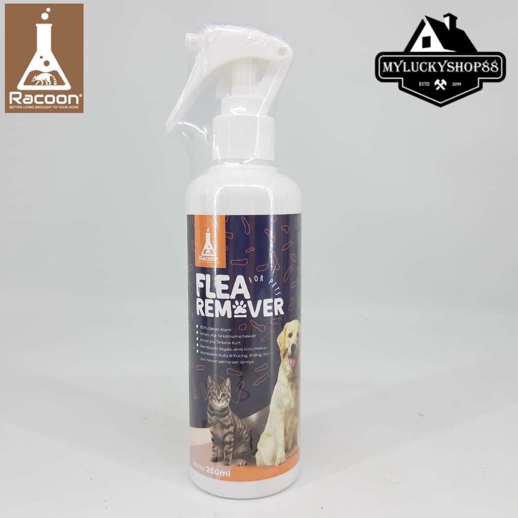 Racoon Flea Remover Obat Kutu Hewan Peliharaan Kucing dan Anjing