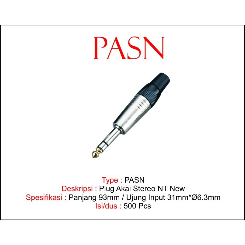 JACK / PLUG AKAI STEREO N T MERK STX TYPE PASN