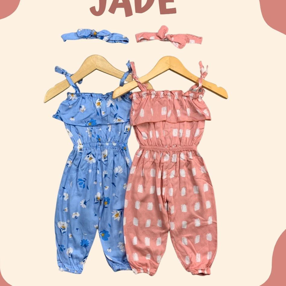 3-18 Bulan JUMPSUIT BAYI JADE FREE HEADBAND by Little  Koda (SNI) {AUT.25Au22ˢ}