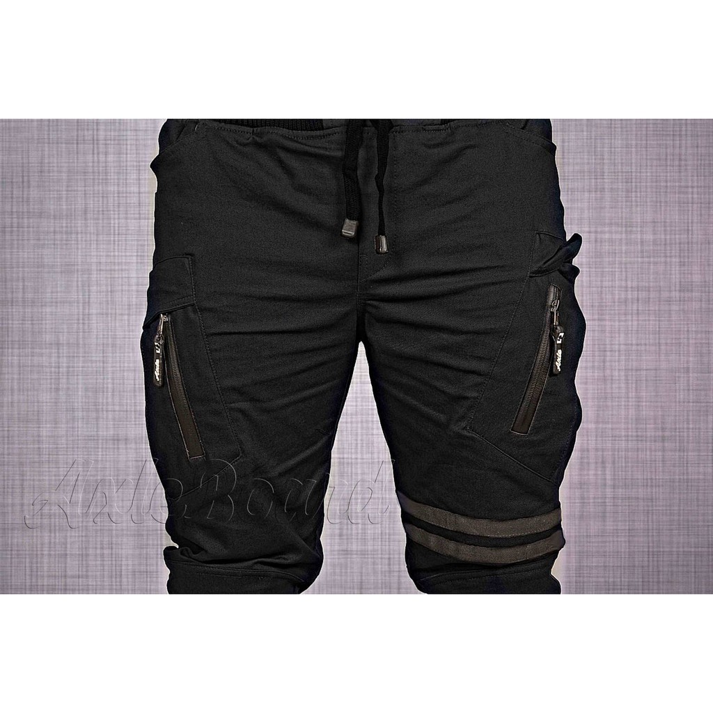 EXCLUSIVE Celana Japan/korean style (URBAN LINE BIKER JOGGER PANTS) 2