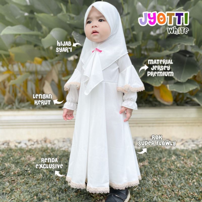 Gamis Anak Perempuan / Gamis Jyotti Original By Celycely / Gamis Anak Jersey / Gamis Anak Set hijab / Set Gamis Anak Perempuan / Baju Muslim Anak Perempuan / Pakaian Muslim Anak Perempuan / Gamis Anak Celycely / Gamis Anak Jyotti-4