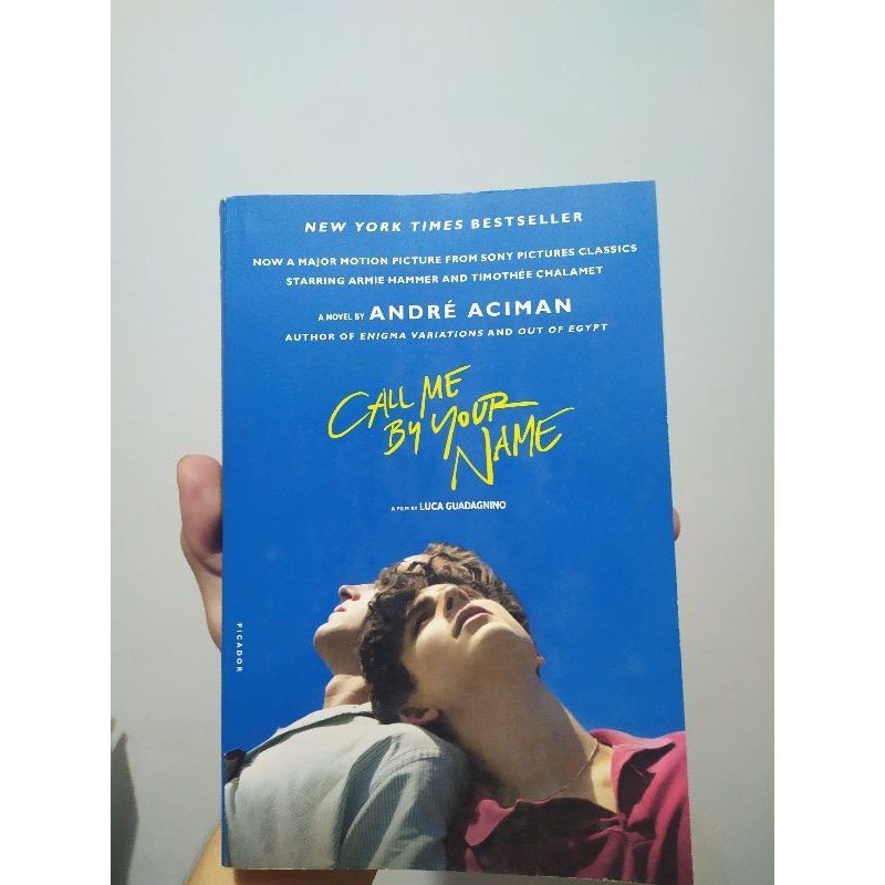 Novel Call Me By Your Name