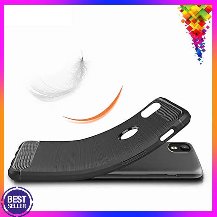INFINIX HOT S3 X573 CASE IPAKY CARBON FIBER SOFT SERIES
