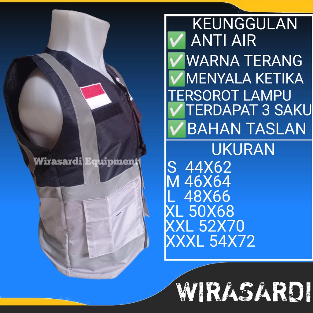 [TERBARU]ROMPI SAFETY K3 BAHAN TASLAN ANTI AIR KOMBINASI NAVY ABU WARNA TERANG