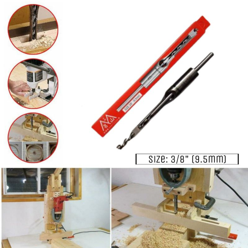 Mata Chisel Ming Shan 3/8 Atau Tatah Bobok Kayu Atau Hollow Mortice Chisel &amp; Blitz 3/8 (9,5mm) Mingshan