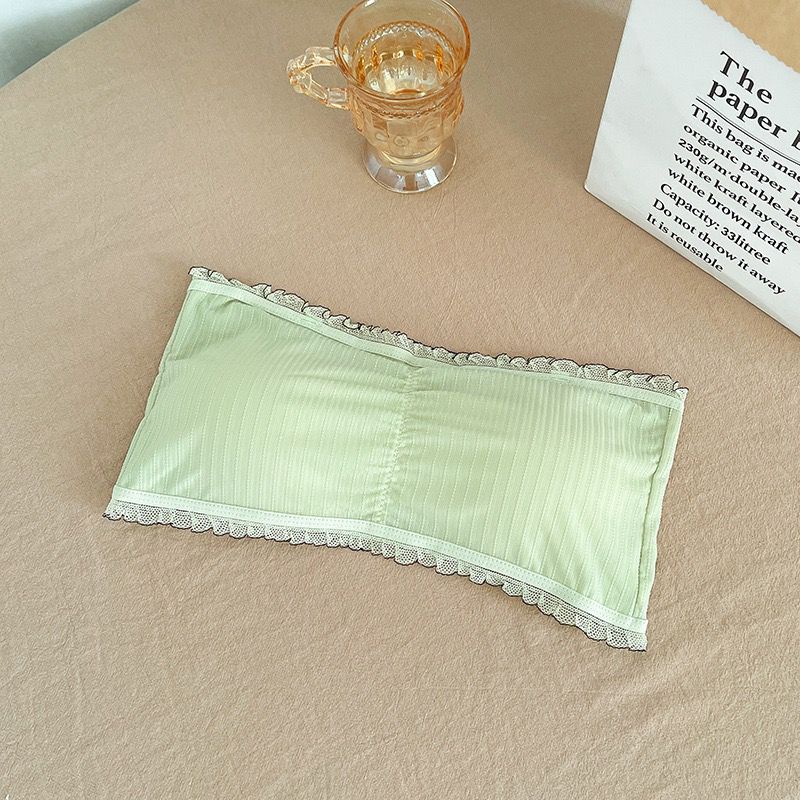 Victoria Bra Wanita Kemben Backless Tanpa Tali Motif Garis 1079