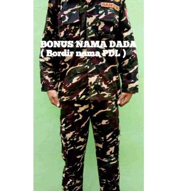 Serbuuuu.. Pdl Banser catton Twill Anti Luntur & PDL BanserRIPSTOK - PDL PREMIUM  Bonus nama Bordir