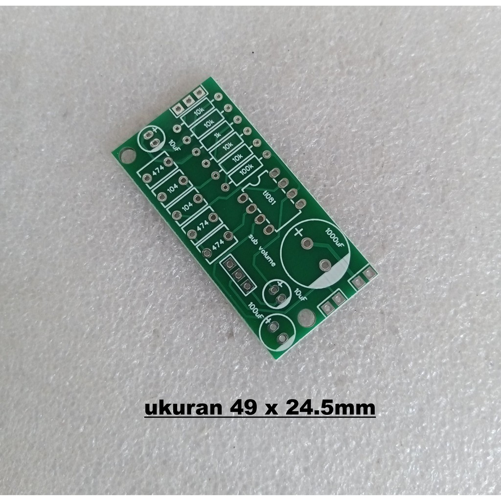 PCB Subwoofer TL081