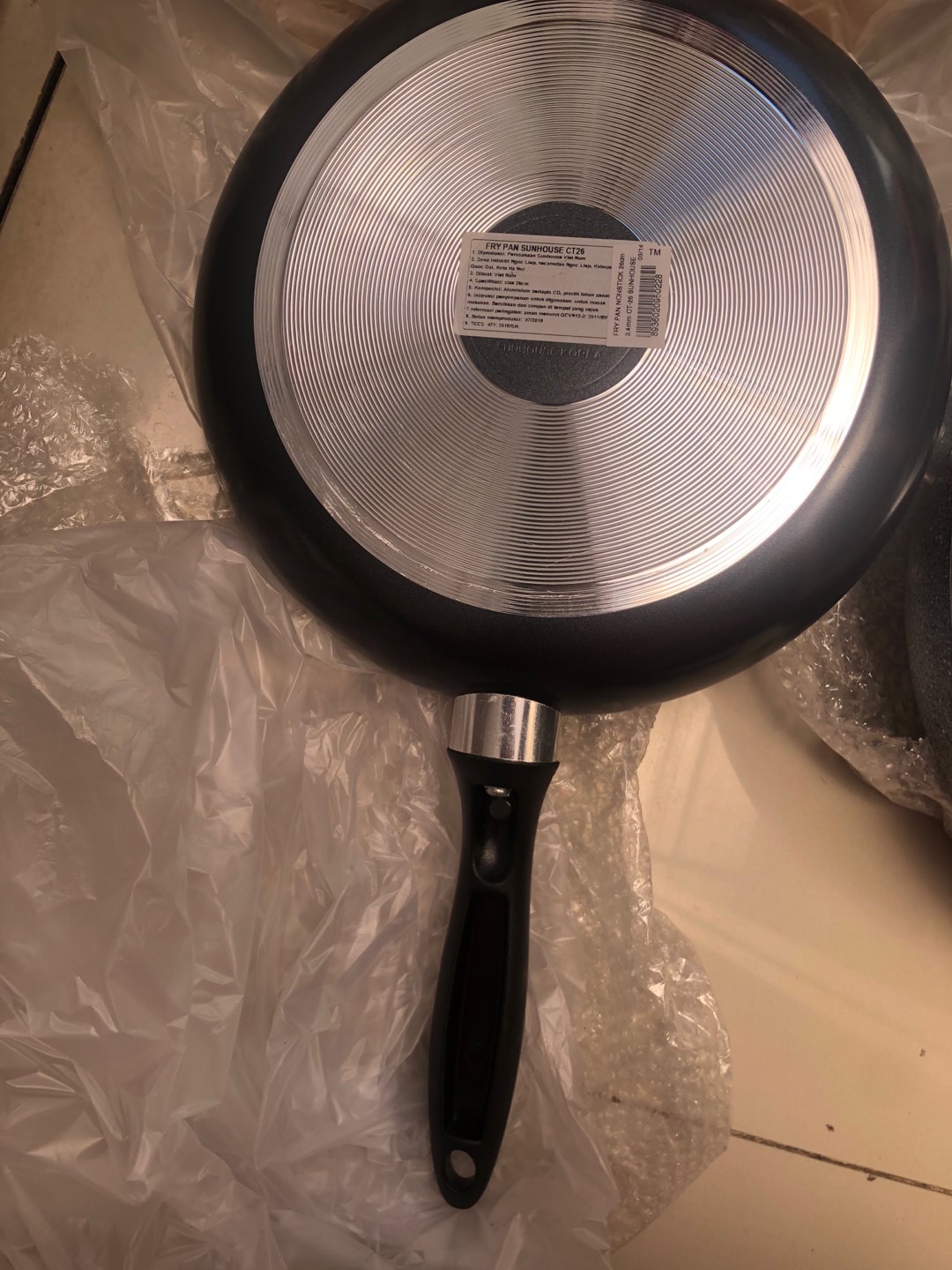 Fry Pan Nonstick 26cm 2.4mm Ct-26 Sunhouse