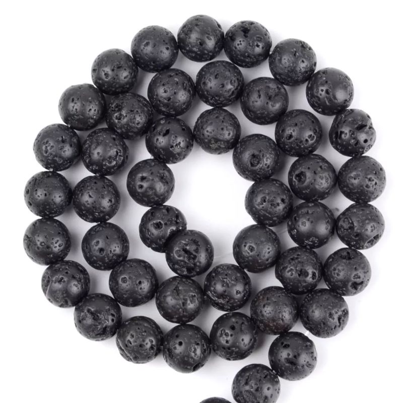 Batu Lava Stone Lava Stone Beads Bahan Gelang Dan kerajinan DIY