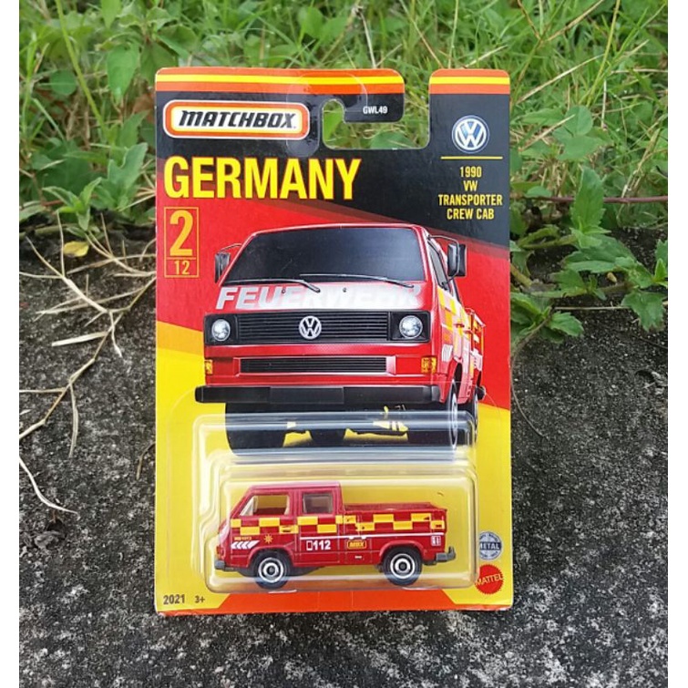 matchbox 1990 Volkswagen transporter crew cab