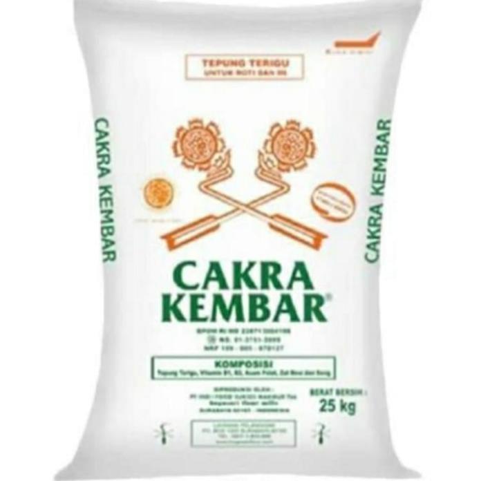 

Tepung Terigu Cakra Kembar 25 kg