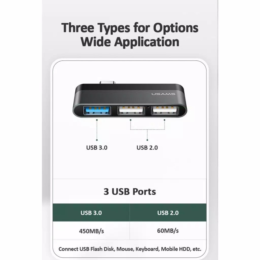 OTG iPad Pro , Galaxy USB Type C To USB 3 Port Output 3.0 Usams Sj461