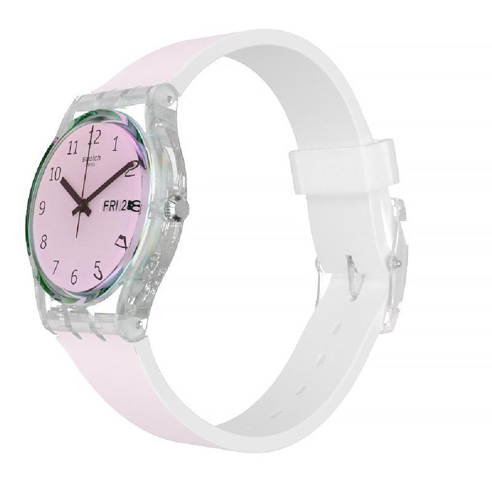 Jam tangan wanita original strap ruuber swtch analog wanita