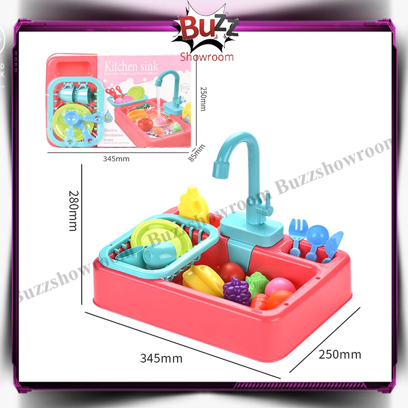 Kitchen Sink wastafel wash bin Mainan anak  cuci piring