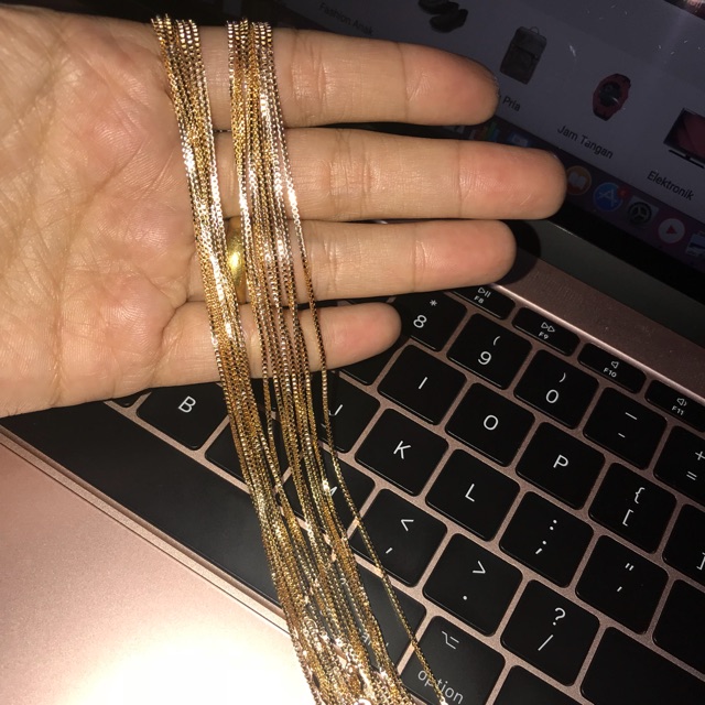 Kalung italy xuping lapis emas