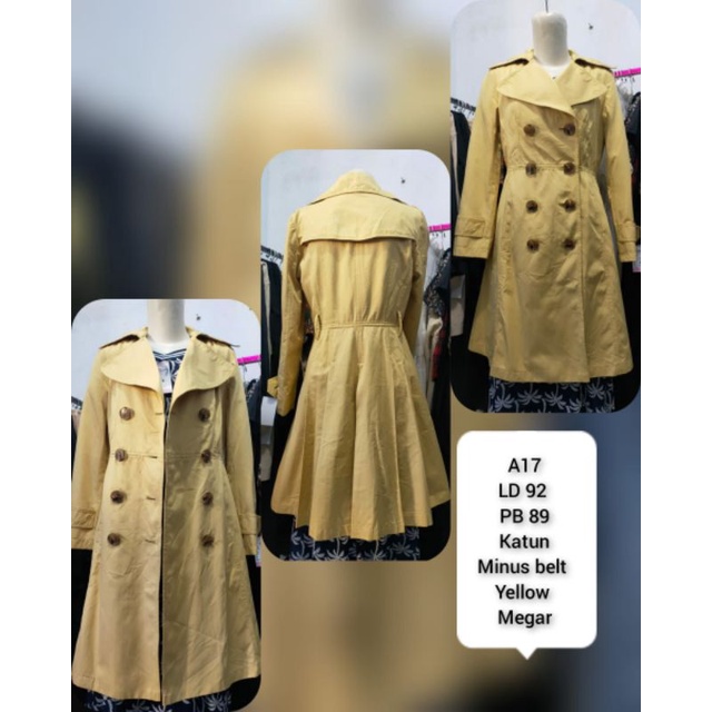 Coat katun import atau jaket import ala korea