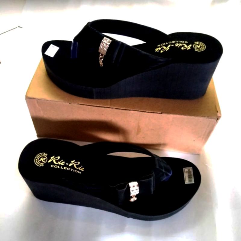 CTS Sandal Sendal Jepit Wedges Pita Wanita