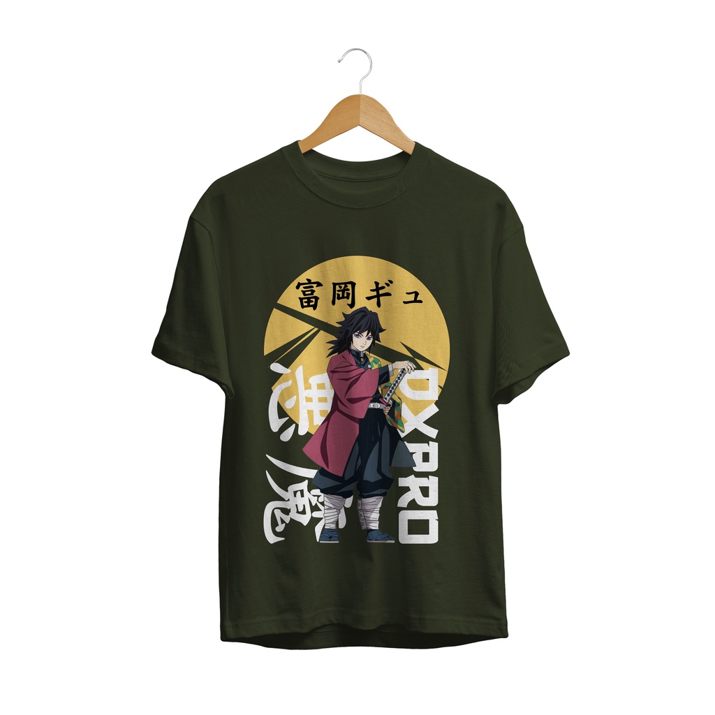 T-SHIRT ANIME KIMETSU NO YAIBA GIYU TOMIOKA NIGHTER PREMIUM