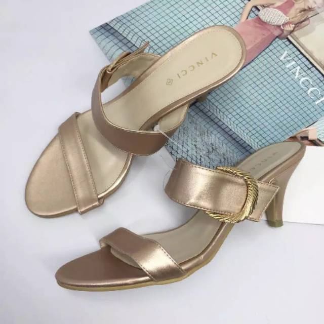 Sandal wanita heels VINCCI original size 37 / 6 SALE DISKON