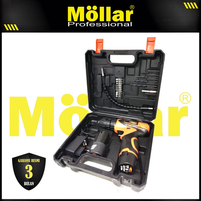 XENON CDD505 Mesin Bor Cas Charger 12V Cordless Drill Set Mata Bor