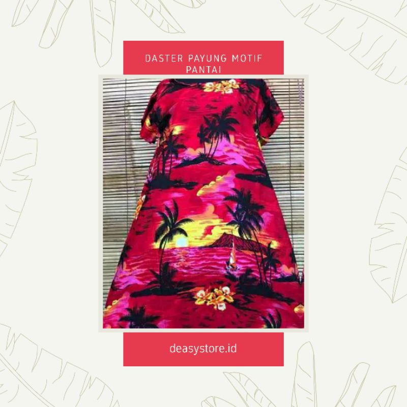 Daster payung/motif pantai