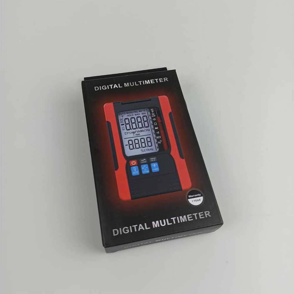 Multimeter Digital Smart Multimeter 6000 Count True RMS Pengukur Arus Listrik Multi Meter LCD Desain Portable