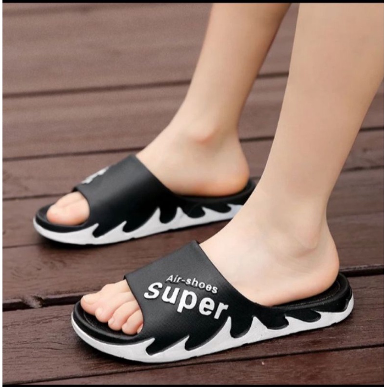 Humairah_olshop || Sandal Air Shoes Super Karet Jelly Import, Sandal Pria Dan Wanita Yg Nyaman Dan Anti Putus