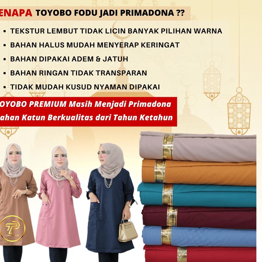 {KEP.02Jl22ᴿ} Baju Atasan Tunik Muslim Wanita2022 Kekinian Remaja / Tunik Polos Wanita Muslim Bahan 