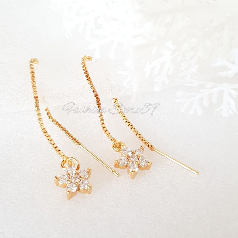 Anting Jurai Sabrina Impor Perhiasan lapis Emas 18k Bestquality impor Xuping Yaxiya