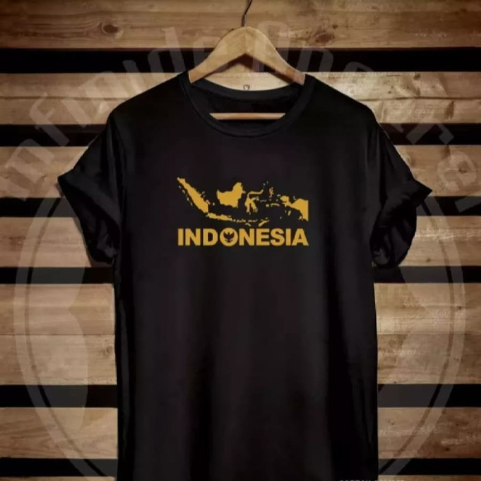 Kaos distro peta Indonesia / kaos negara indonesia