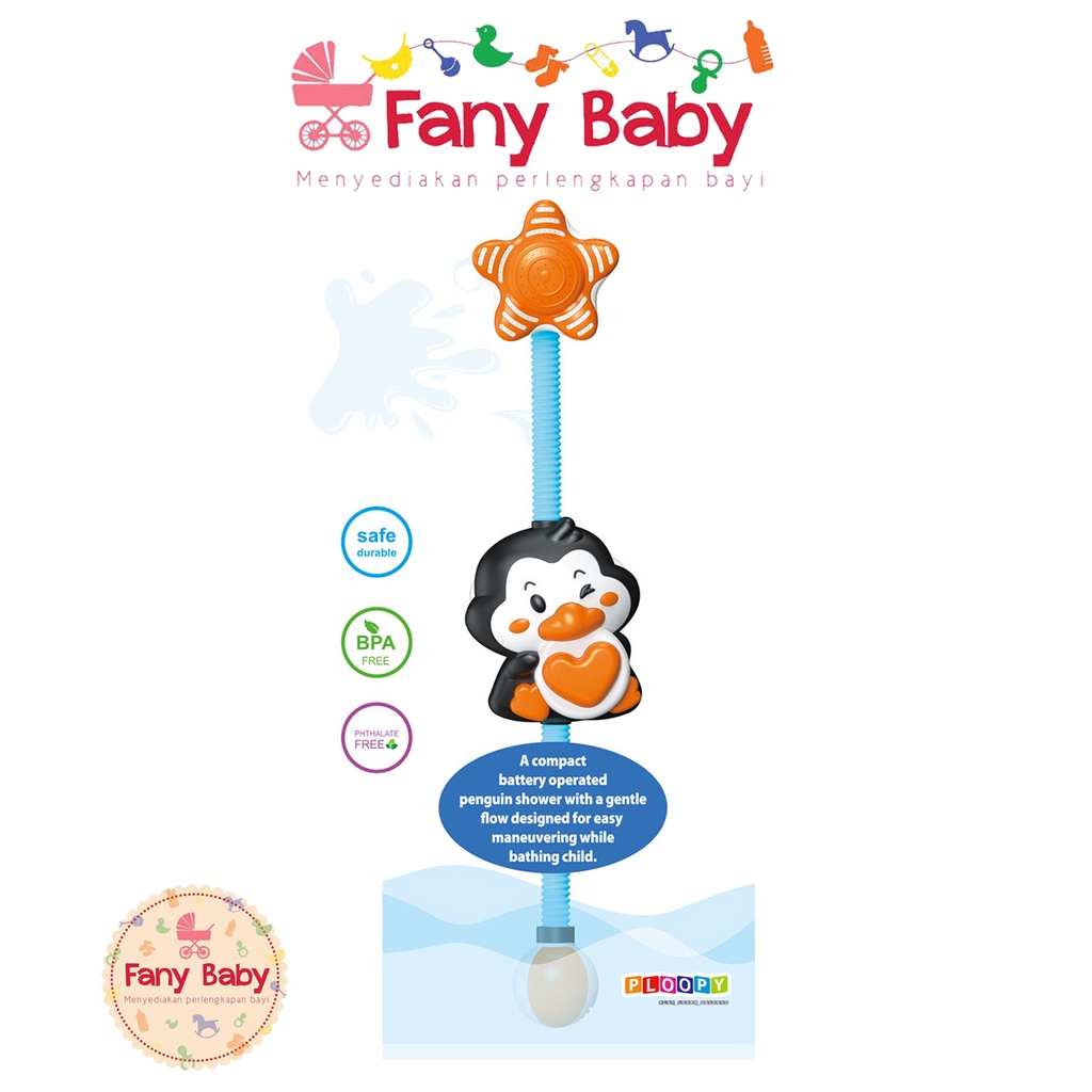 PLOOPY PENGUIN SHOWER 18M+ PP21167